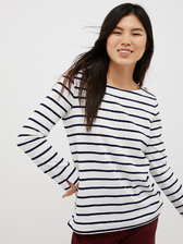 ストライプ コットン ジャージー Tシャツ