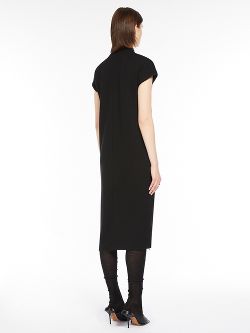 コットン ウール ジャージードレス 詳細画像 ブラック 2