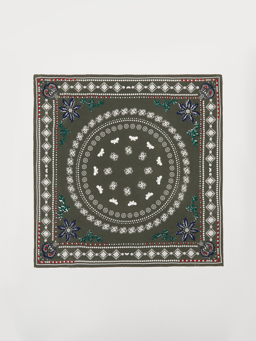 ピュア シルク  ツイル スカーフ