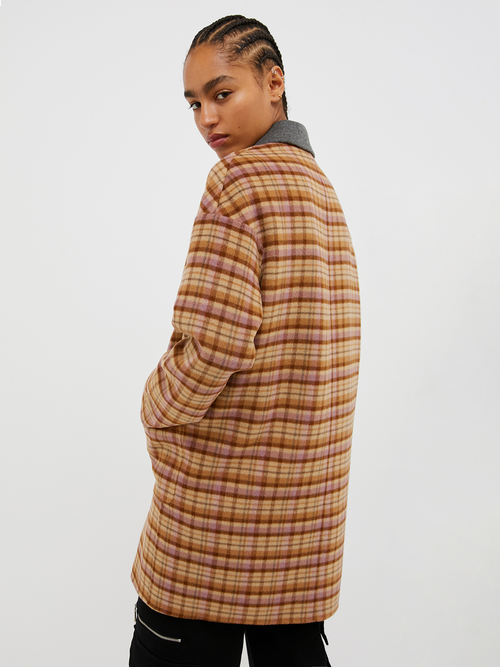  リバーシブル ダブルフェイス ウール コート 詳細画像 ベージュ 2