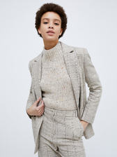  アンダイド ウール リネン ブレザー