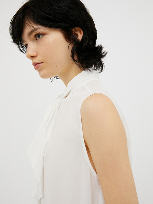  クレープデシン トップス 詳細画像 ネイビー 3