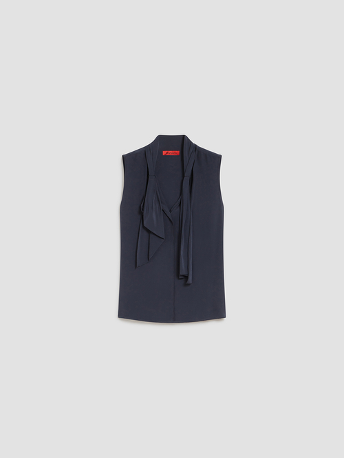  クレープデシン トップス 詳細画像 ネイビー 7