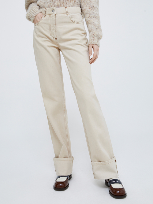  コットン ドリル パンツ