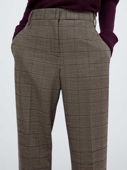  ライトウェイト フランネル スリム パンツ 詳細画像 ブラウン 3