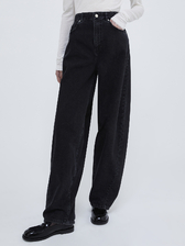  バレル レッグ ジーンズ