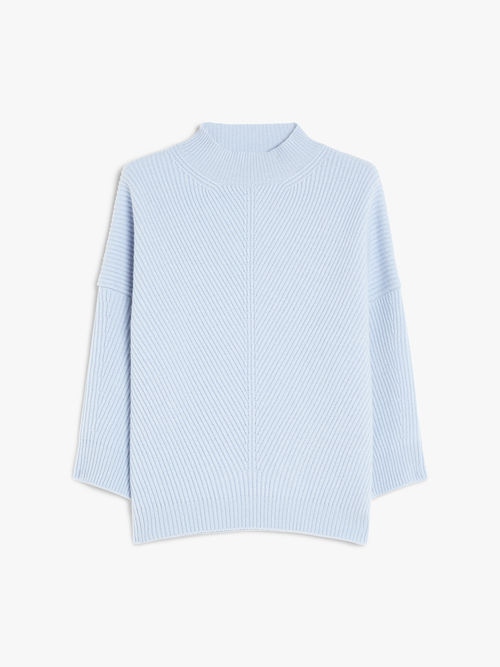 ウール カシミヤ リブニット 詳細画像 ダークグレー 3