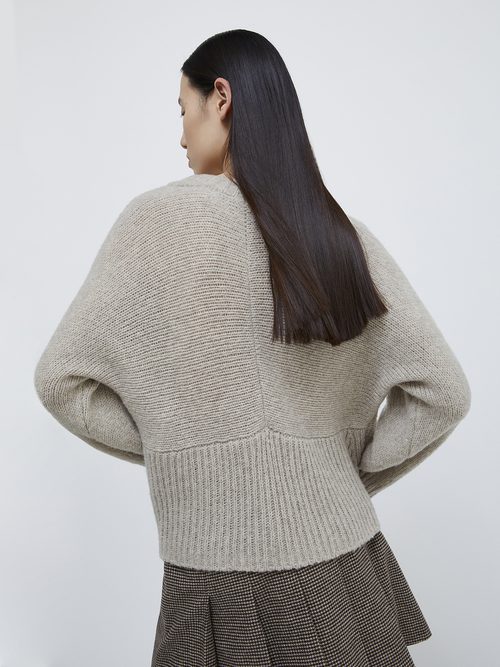  ウール カシミヤ ブレンド プルオーバー 詳細画像 エクリュ 2