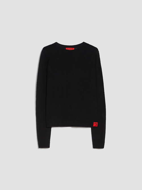  ウール アルパカ ブレンド ニット 詳細画像 ブラック 7