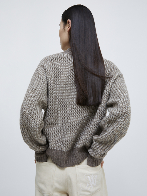  アンダイド ウール ブレンド ニット 詳細画像 ヘーゼルナッツブラウン 2