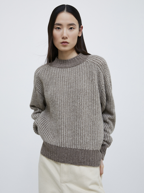  アンダイド ウール ブレンド ニット