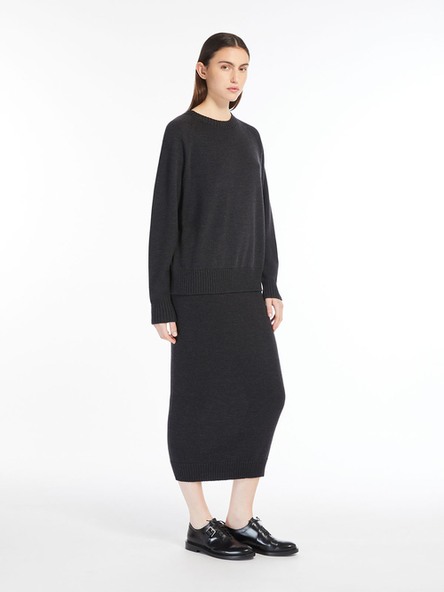 ウール ニット プルオーバー 詳細画像 ダークグレー 4