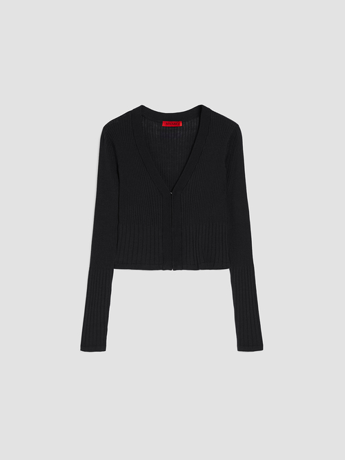  コットン モダール カーディガン 詳細画像 アイボリー 7