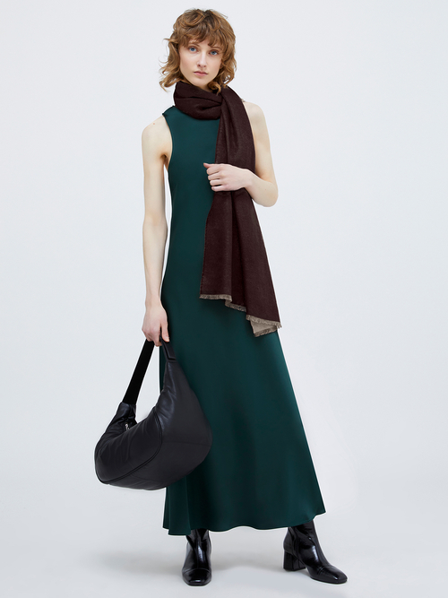  ダブルフェイス ストール 詳細画像 ミディアムグレー 7