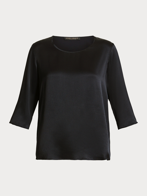 シルク トップス (※ブランド独自サイズ) 詳細画像 ネイビー 4