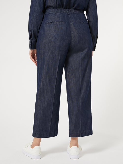 ピュア コットン デニム パンツ (※ブランド独自サイズ) 詳細画像 ブラック 2