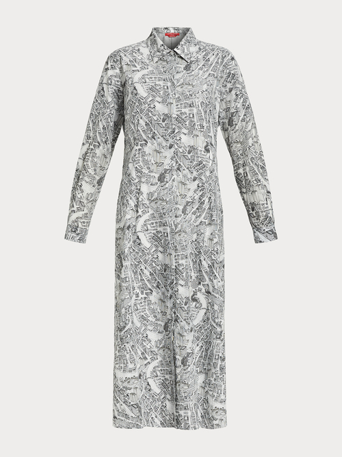 ピュア コットン プリント ドレス(※ブランド独自サイズ) 詳細画像 オフホワイト 4