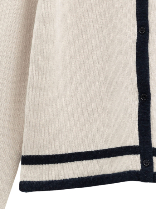 ウール カシミヤ カーディガン 詳細画像 ウルトラマリン 5