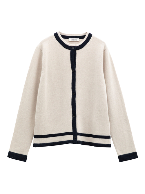 ウール カシミヤ カーディガン