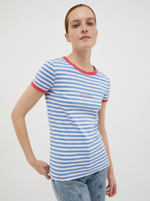 スリム フィット ロゴ プリントTシャツ