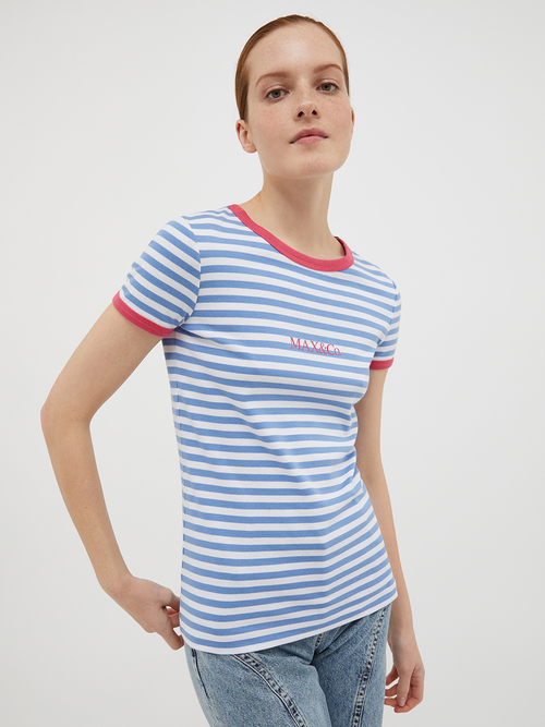 スリム フィット ロゴ プリントTシャツ 詳細画像 コーンフラワーブルー 1
