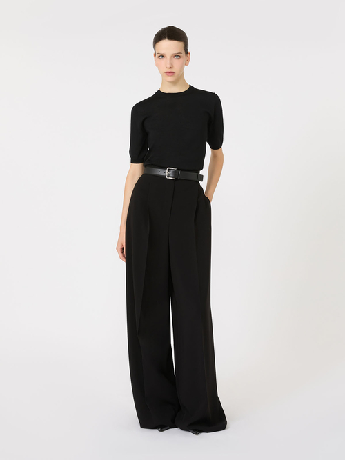 トリアセテート キャディ パンツ 詳細画像 ブラック 4
