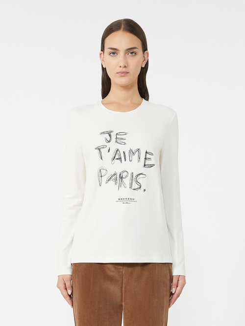 コットン ジャージー Tシャツ 詳細画像 エクリュ 2