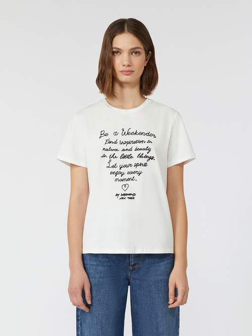 コットン プリント Tシャツ 詳細画像 ホワイト 2