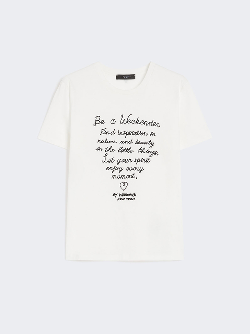 コットン プリント Tシャツ 詳細画像 ホワイト 5