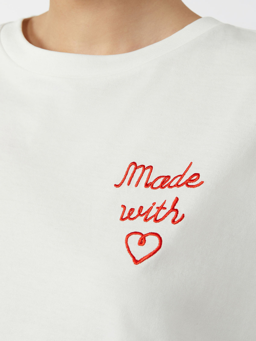 コットン プリント Tシャツ 詳細画像 ホワイト 4