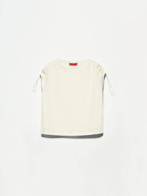 バイマテリアル Tシャツ 詳細画像 エクリュ 5