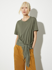 ジャージー アンド ジョーゼット Tシャツ