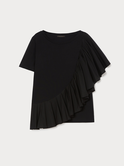コットン ジャージー Tシャツ(※ブランド独自サイズ) 詳細画像 ブラック 5