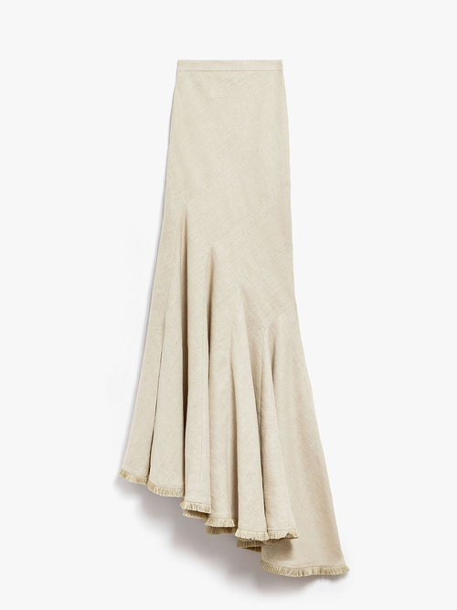 ピュア リネン マーメイド スカート 詳細画像 ベージュ 3