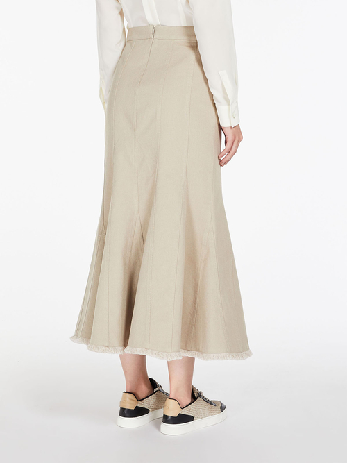 ピュア コットン マーメイド スカート 詳細画像 ベージュ 2