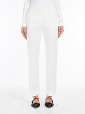 コットン サテン パンツ