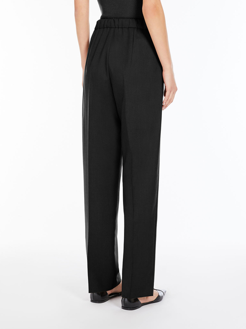 ヴァージンウール モヘヤ スリム パンツ 詳細画像 タバコブラウン 2