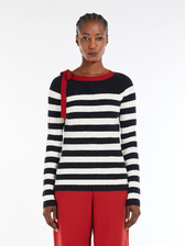 ピュア ウールアリボン ニット