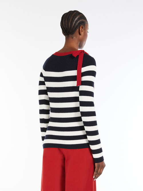 ピュア ウールアリボン ニット 詳細画像 ネイビー 2