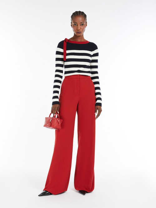 ピュア ウールアリボン ニット 詳細画像 ネイビー 5