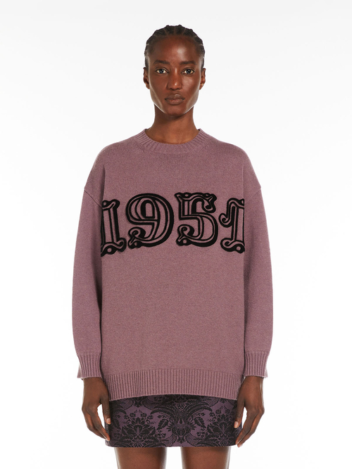 ウール カシミヤ オーバーサイズ ニット