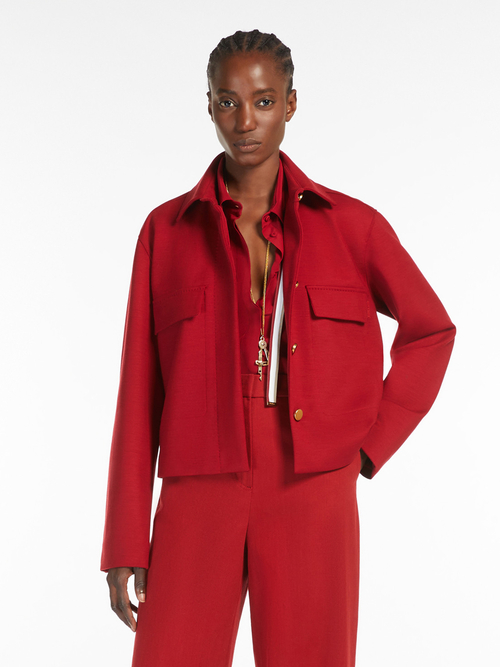 ミラノジャージー クロップド ジャケット