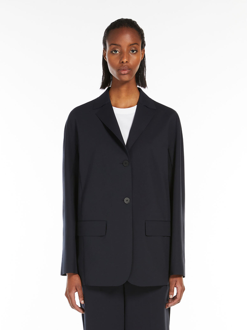 ジャージー シングルブレスト ジャケット