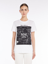ピュア コットン プリント Tシャツ