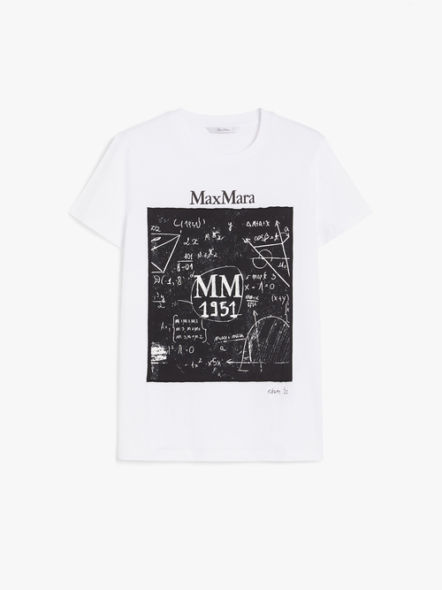 ピュア コットン プリント Tシャツ 詳細画像 ブラック 3