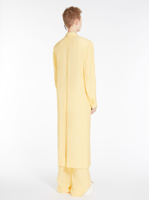 レーヨン ダブルブレスト コート 詳細画像 イエロー 2