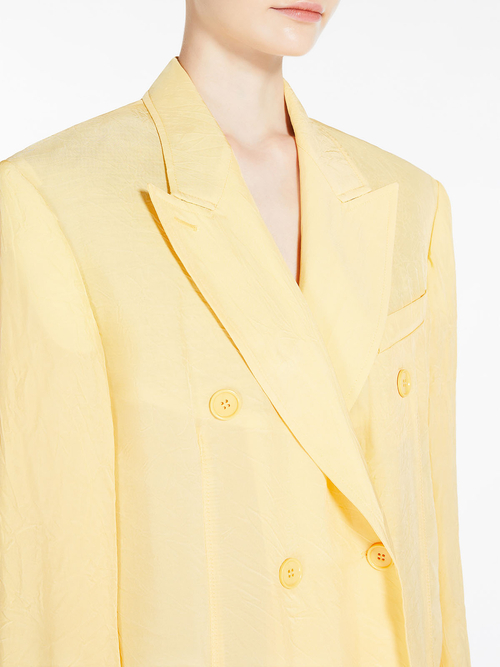 レーヨン ダブルブレスト コート 詳細画像 イエロー 3