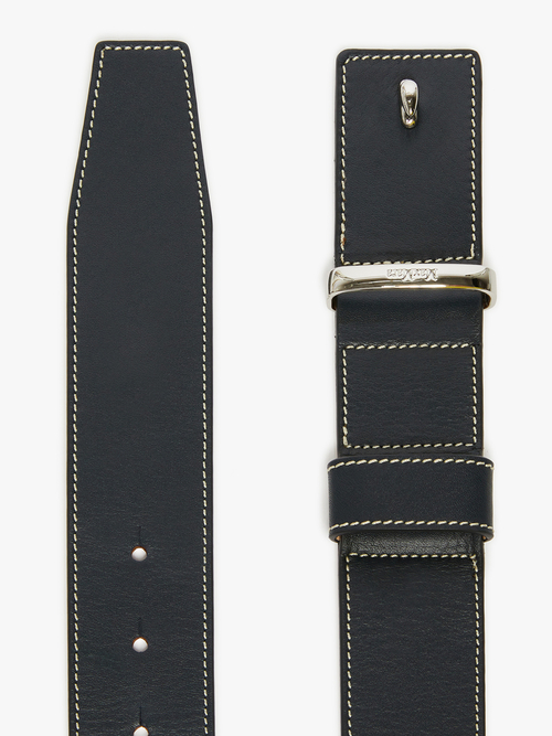 カーフレザー ベルト 詳細画像 ウルトラマリン 2