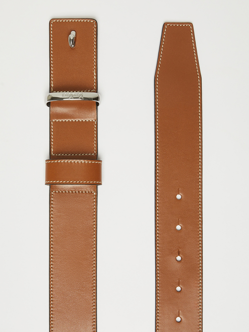 カーフレザー ベルト 詳細画像 ウルトラマリン 3