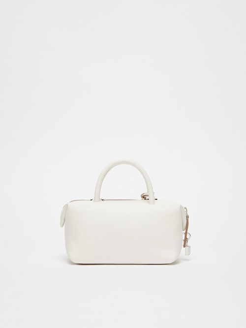 カーフレザー ダブル ハンドル バッグ 詳細画像 ホワイト 3